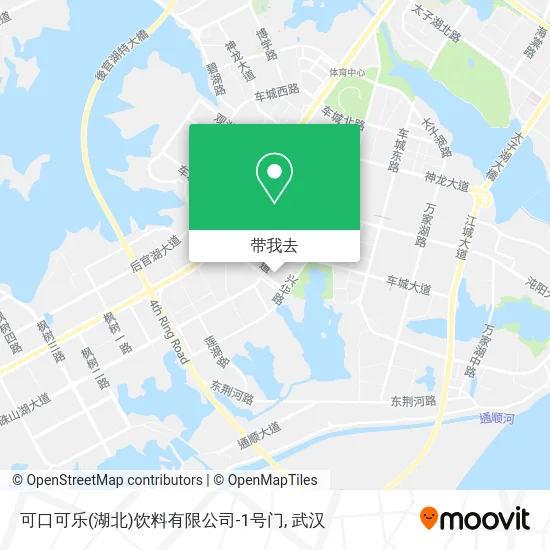 可口可乐(湖北)饮料有限公司-1号门地图