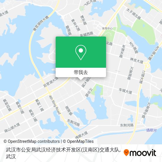 武汉市公安局武汉经济技术开发区(汉南区)交通大队地图
