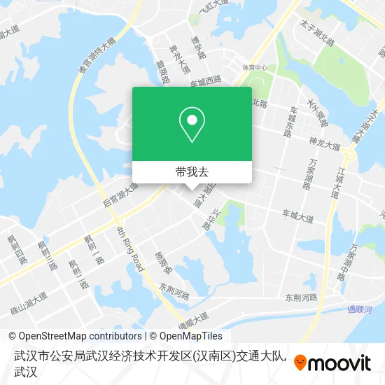 武汉市公安局武汉经济技术开发区(汉南区)交通大队地图