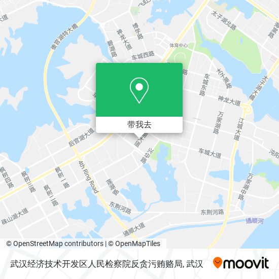 武汉经济技术开发区人民检察院反贪污贿赂局地图
