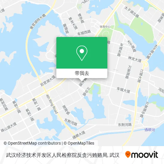 武汉经济技术开发区人民检察院反贪污贿赂局地图