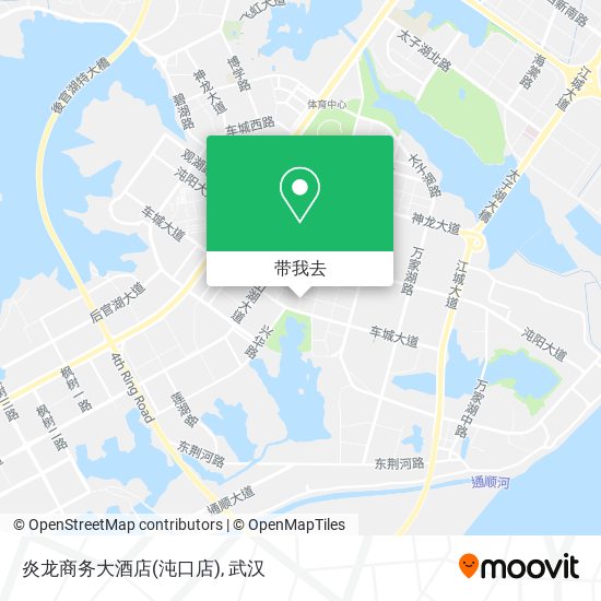 炎龙商务大酒店(沌口店)地图