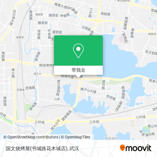 国文烧烤屋(书城路花木城店)地图