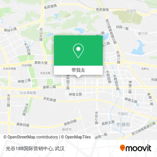 光谷188国际营销中心地图