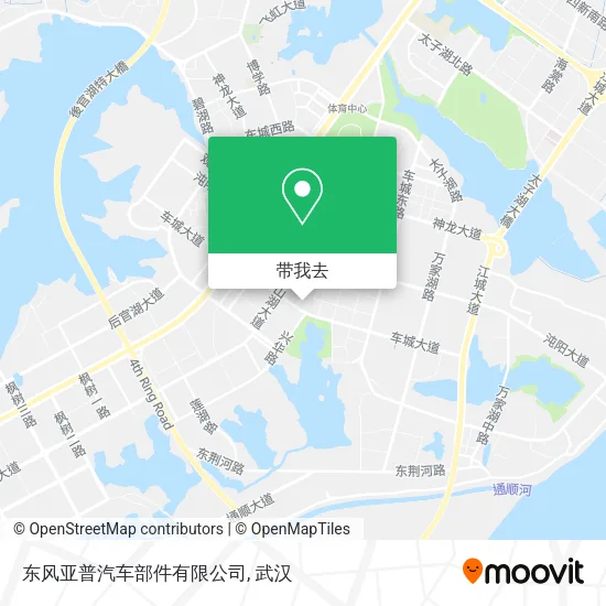 东风亚普汽车部件有限公司地图