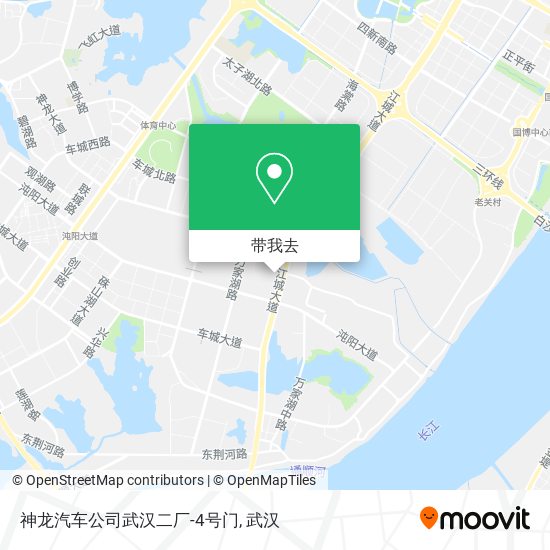 神龙汽车公司武汉二厂-4号门地图
