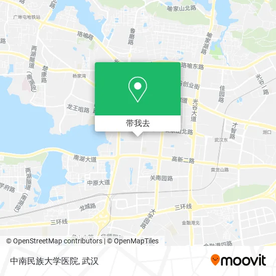 中南民族大学医院地图