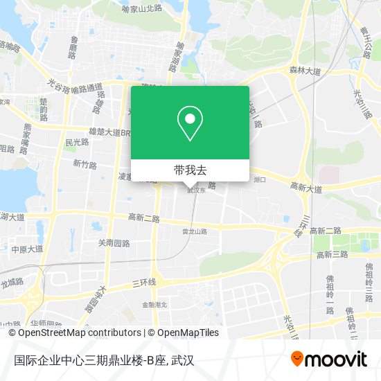 国际企业中心三期鼎业楼-B座地图