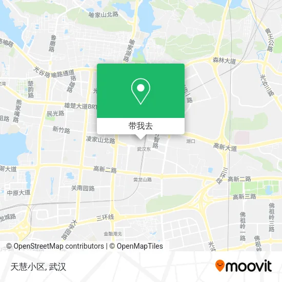 天慧小区地图