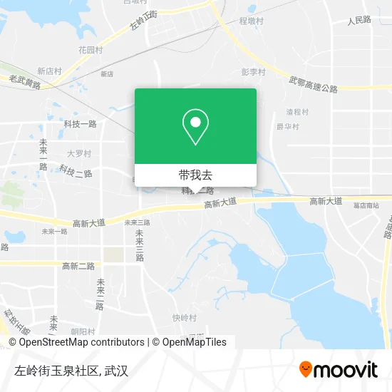左岭街玉泉社区地图
