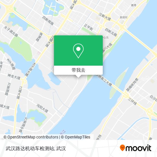武汉路达机动车检测站地图