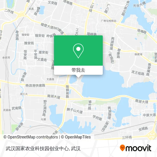 武汉国家农业科技园创业中心地图