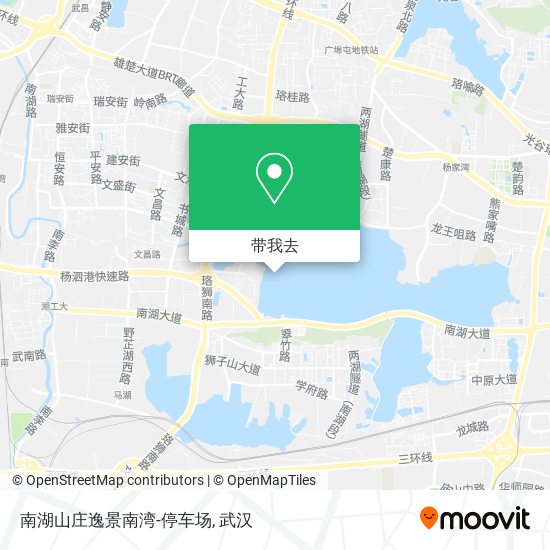 南湖山庄逸景南湾-停车场地图