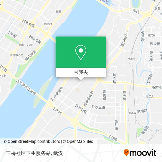 三桥社区卫生服务站地图
