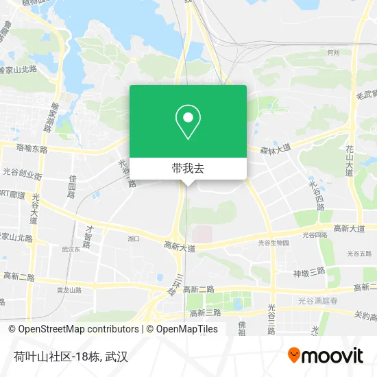 荷叶山社区-18栋地图