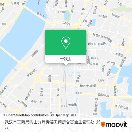 武汉市工商局洪山分局青菱工商所合富金生管理处地图