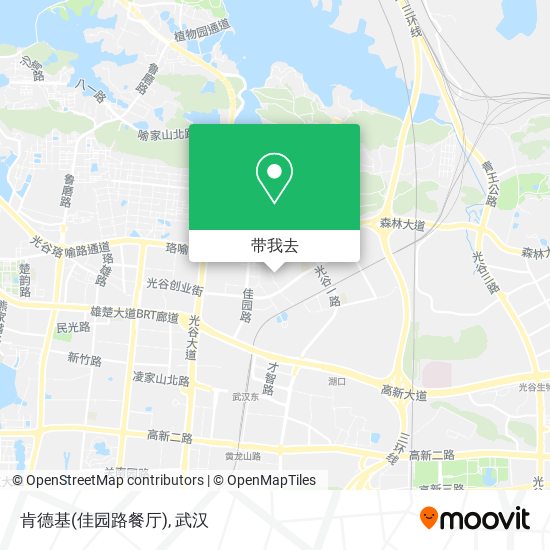 肯德基(佳园路餐厅)地图