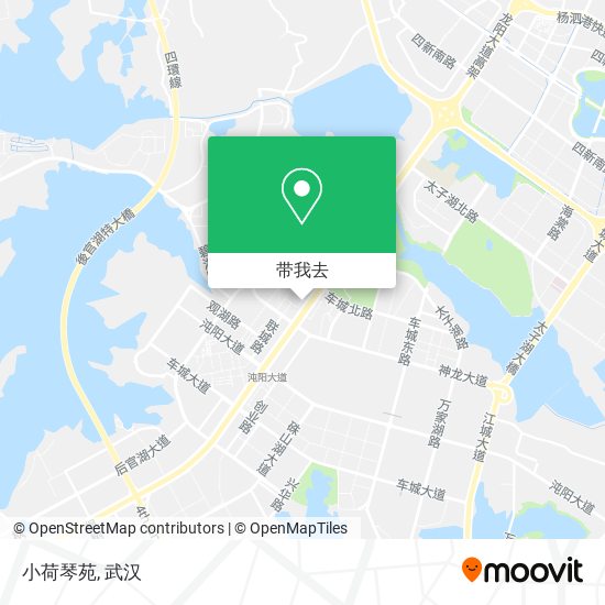小荷琴苑地图