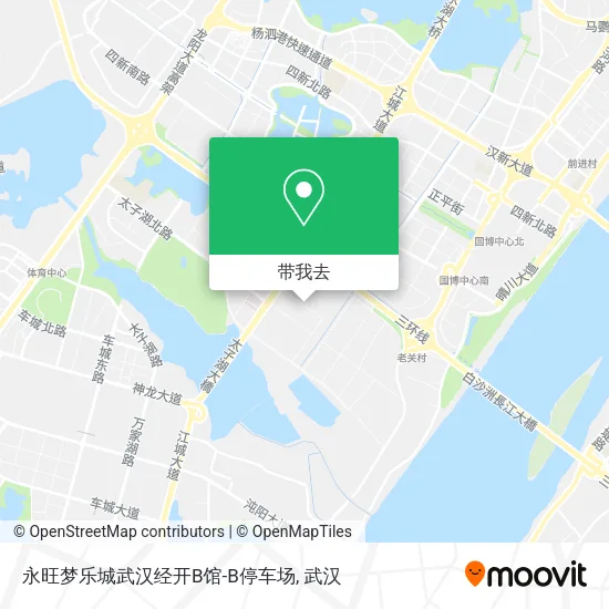 永旺梦乐城武汉经开B馆-B停车场地图