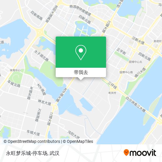 永旺梦乐城-停车场地图