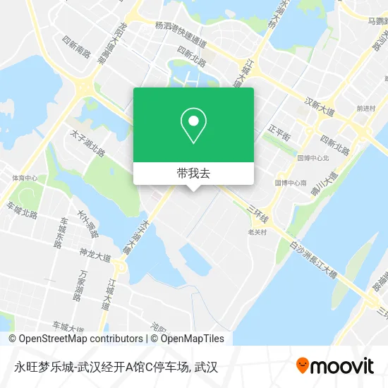 永旺梦乐城-武汉经开A馆C停车场地图
