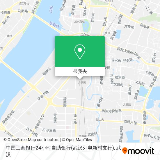 中国工商银行24小时自助银行(武汉列电新村支行)地图