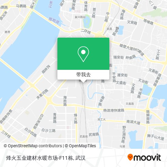 烽火五金建材水暖市场-F11栋地图
