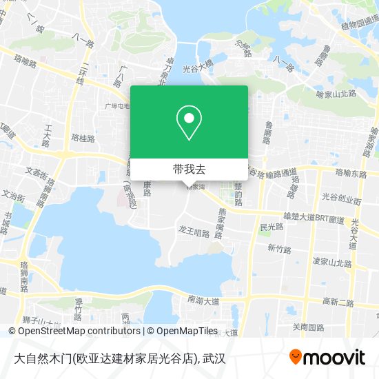 大自然木门(欧亚达建材家居光谷店)地图
