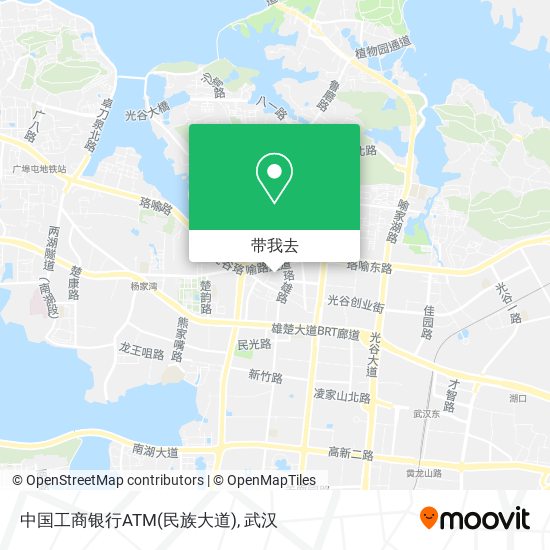 中国工商银行ATM(民族大道)地图