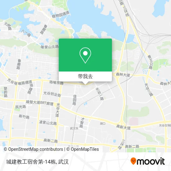 城建教工宿舍第-14栋地图