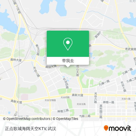正点歌城海阔天空KTV地图