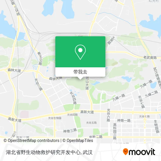 湖北省野生动物救护研究开发中心地图