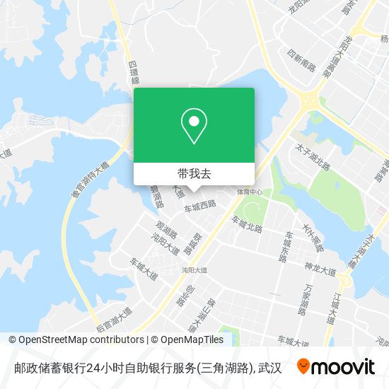 邮政储蓄银行24小时自助银行服务(三角湖路)地图