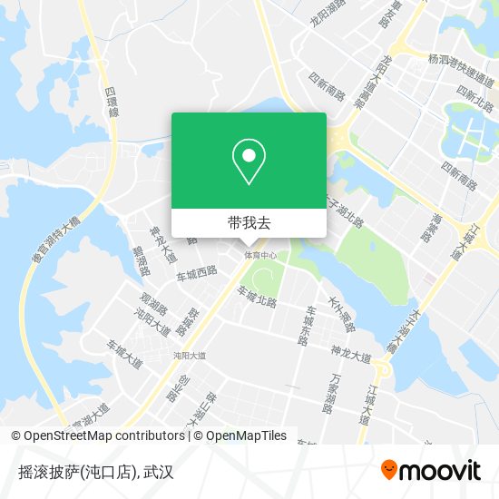 摇滚披萨(沌口店)地图