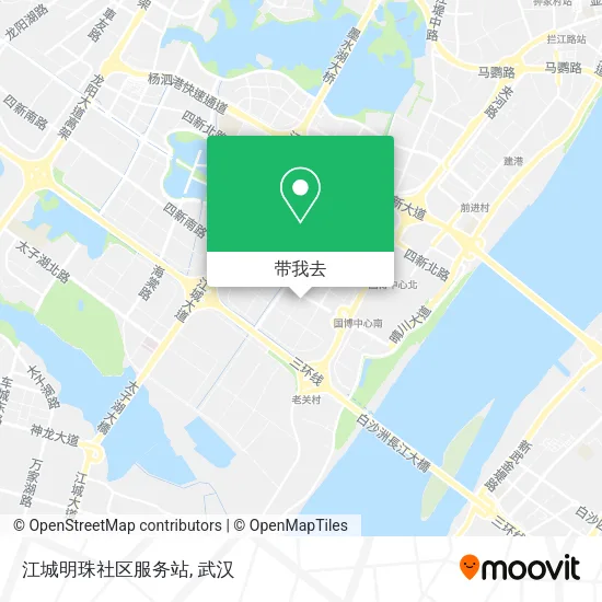 江城明珠社区服务站地图