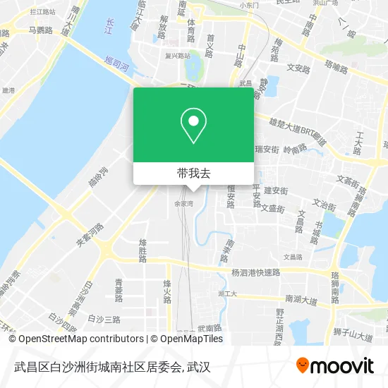 武昌区白沙洲街城南社区居委会地图