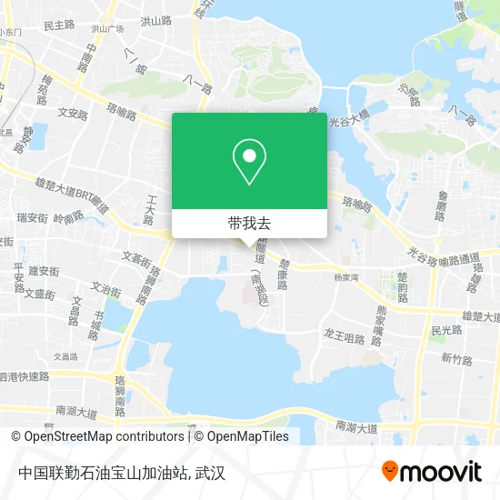 中国联勤石油宝山加油站地图