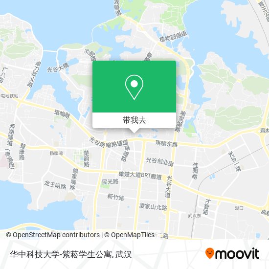 华中科技大学-紫菘学生公寓地图