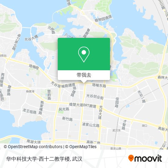 华中科技大学-西十二教学楼地图