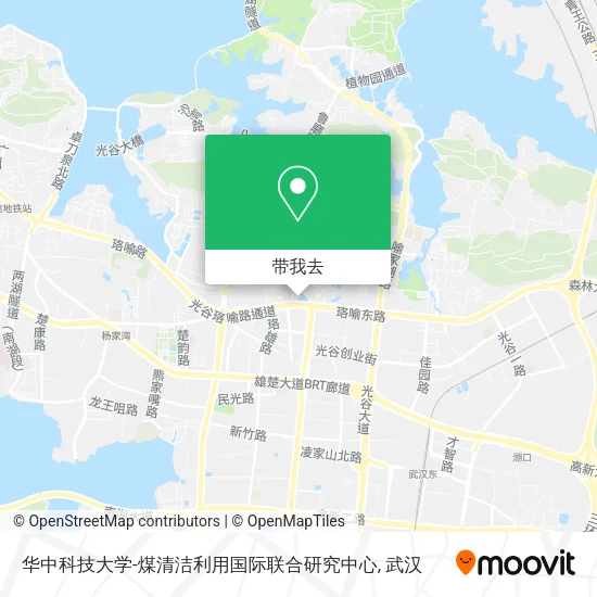 华中科技大学-煤清洁利用国际联合研究中心地图