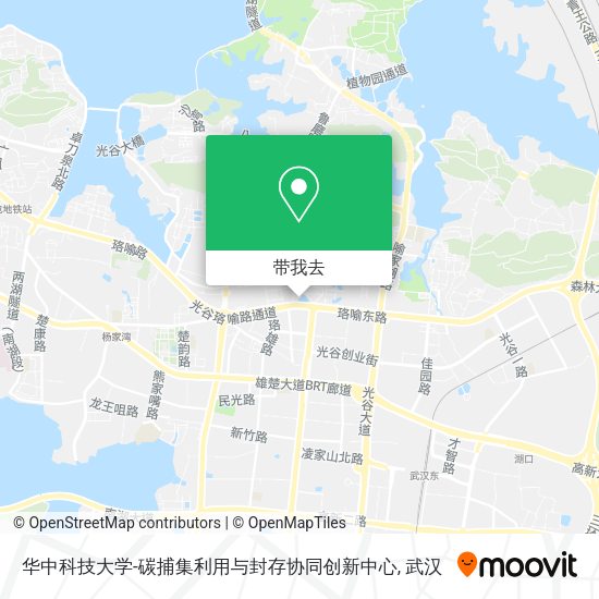 华中科技大学-碳捕集利用与封存协同创新中心地图