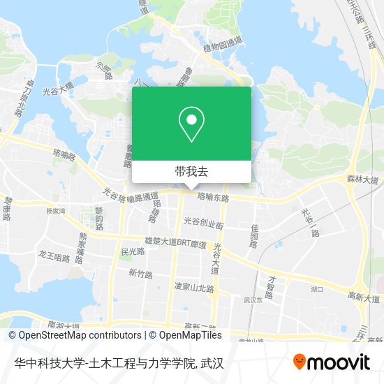 华中科技大学-土木工程与力学学院地图