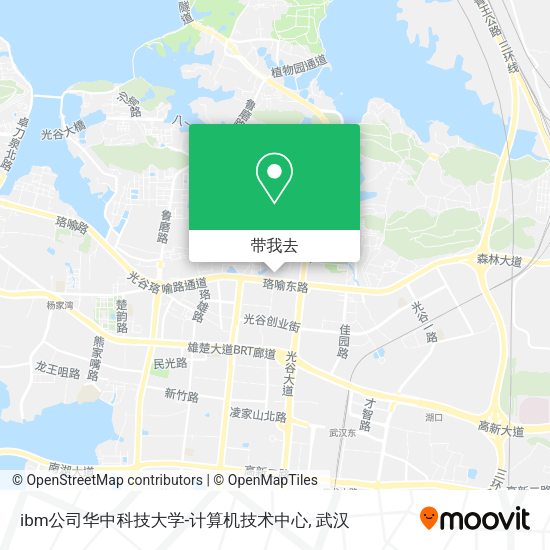 ibm公司华中科技大学-计算机技术中心地图