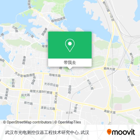 武汉市光电测控仪器工程技术研究中心地图
