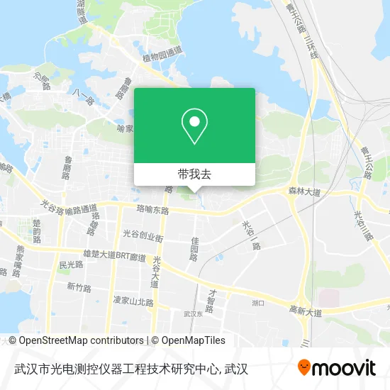 武汉市光电测控仪器工程技术研究中心地图
