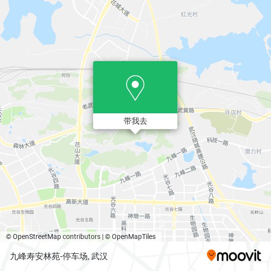 九峰寿安林苑-停车场地图