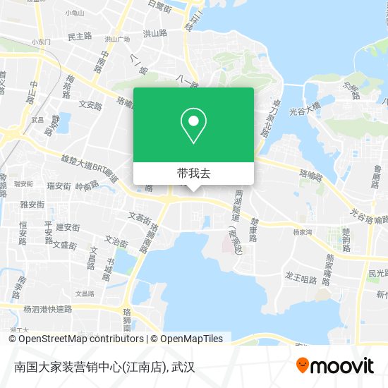 南国大家装营销中心(江南店)地图