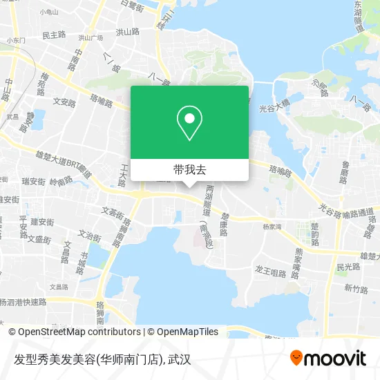 发型秀美发美容(华师南门店)地图