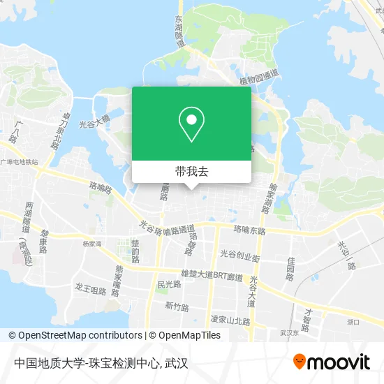 中国地质大学-珠宝检测中心地图