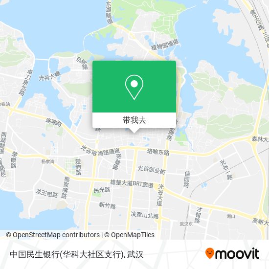 中国民生银行(华科大社区支行)地图